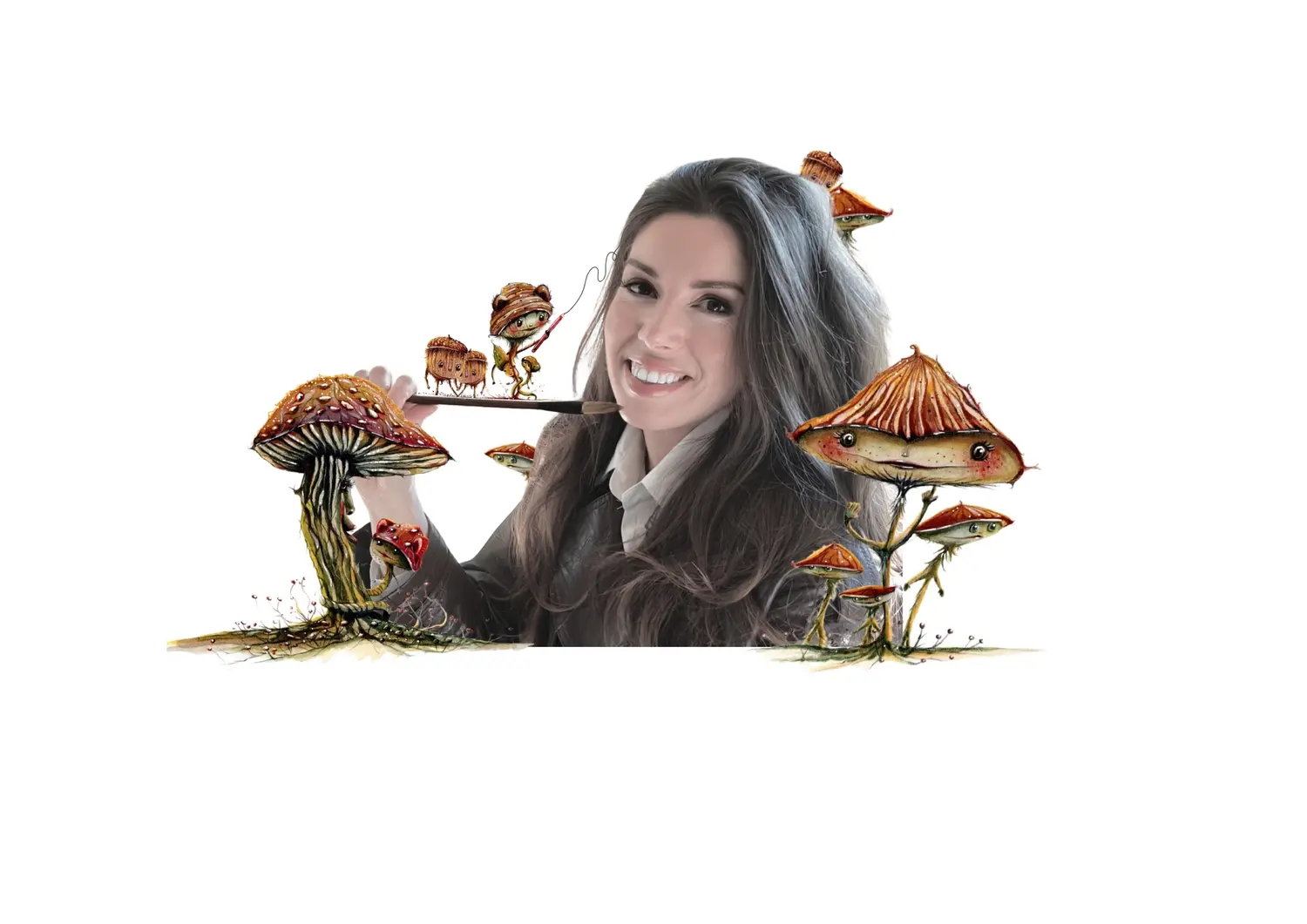Dana Martens met haar illustraties