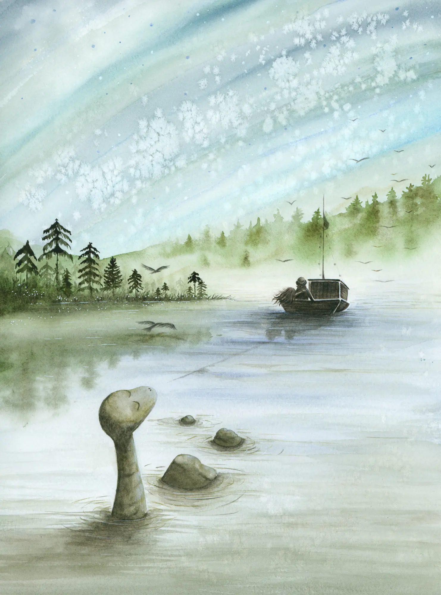 Nessie, het verborgen waterwezen. — illustratie 2